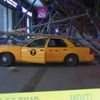 Photos: Taxi Crashes Into Midtown Scaffolding, After Cutting Off Another Cab